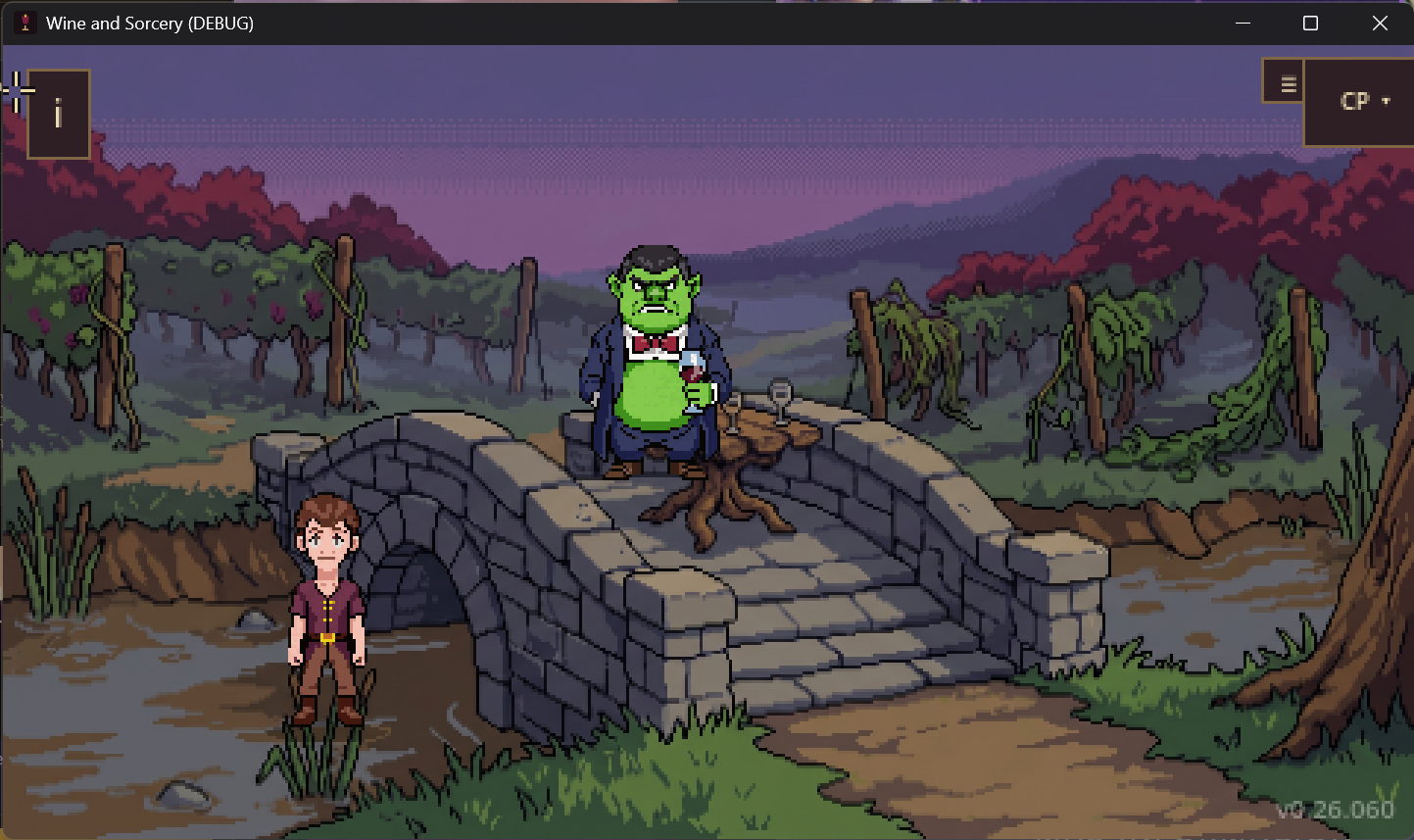 The Sommelier Troll on his bridge